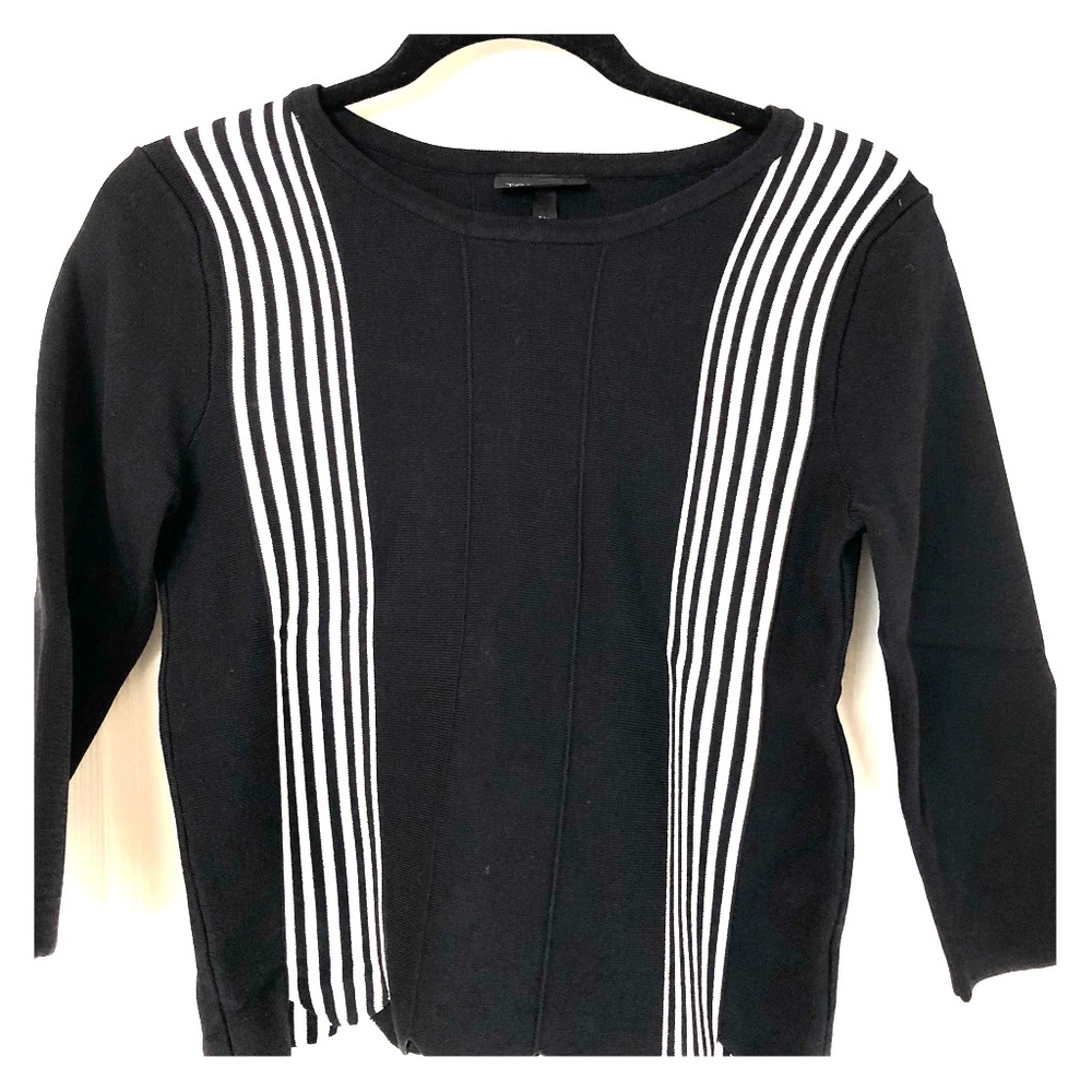 TopShop black and white striped shirt